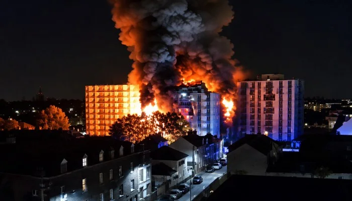 Incendie A Rouen